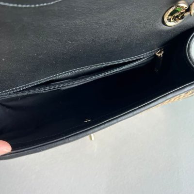 Raffia Medium Flap Bag - Chanel