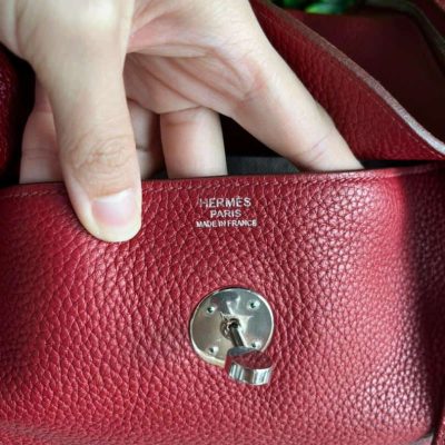 Lindy 34 Red Clemence - Hermes