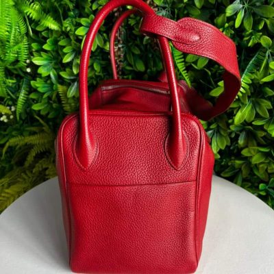 Lindy 34 Red Clemence - Hermes