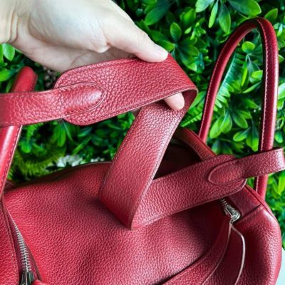 Lindy 34 Red Clemence - Hermes