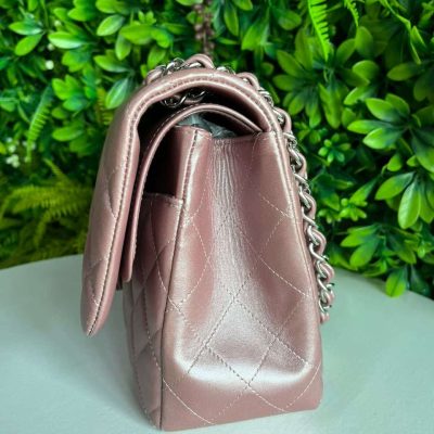 Classic Jumbo Double Flap Pearl Pink Lambskin SHW - Chanel