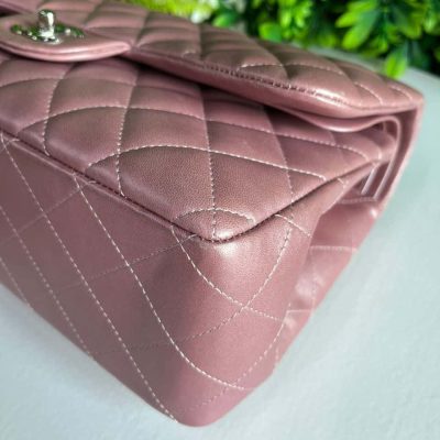 Classic Jumbo Double Flap Pearl Pink Lambskin SHW - Chanel