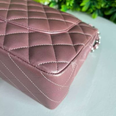 Classic Jumbo Double Flap Pearl Pink Lambskin SHW - Chanel