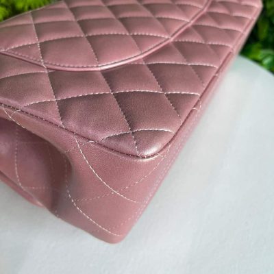 Classic Jumbo Double Flap Pearl Pink Lambskin SHW - Chanel