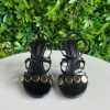 Round Coin Embellished Heels size 35.5 - Louis Vuitton
