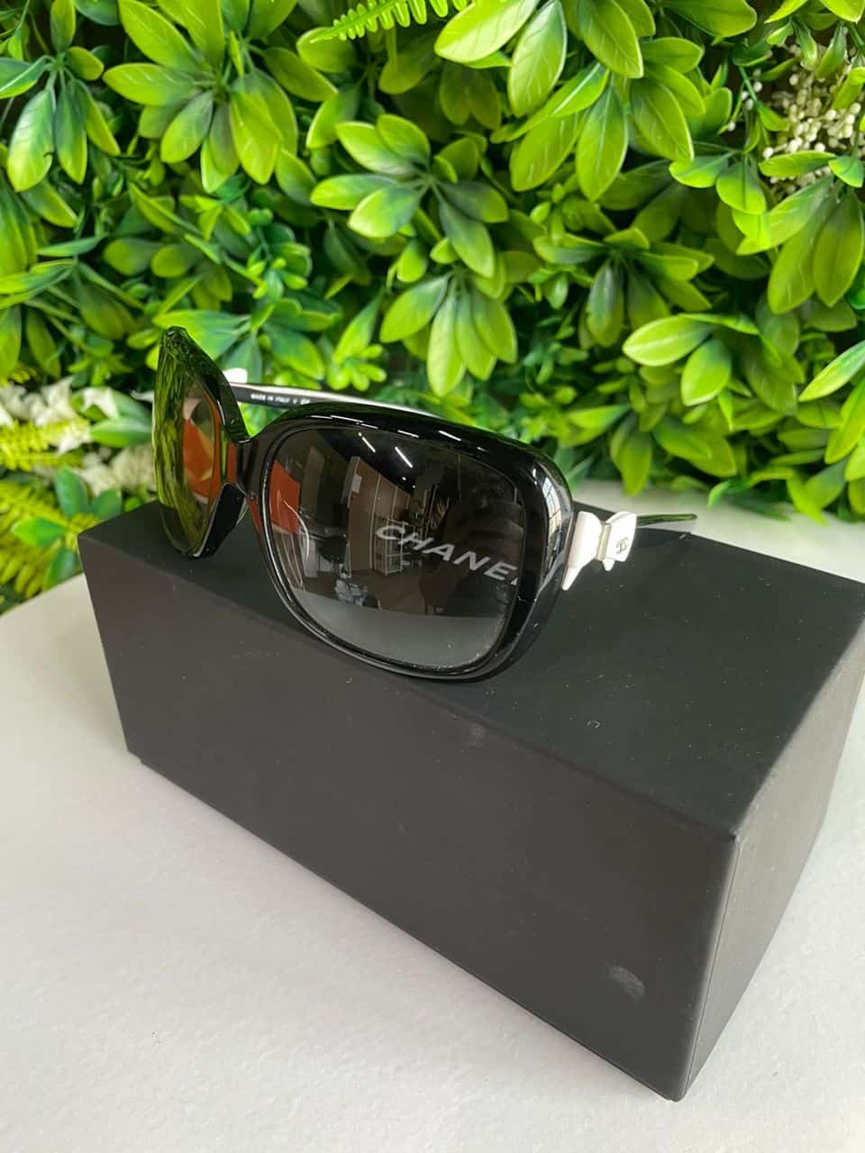 Chanel sunglasses 2024 with white bow